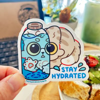 STAY HYDRATED  | mosskidd ✦ Die-Cut Sticker