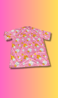 Image 2 of HN Pink Pikake & Pakalana Aloha Shirt copy