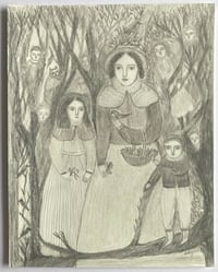 A family portrait by the quiet woods