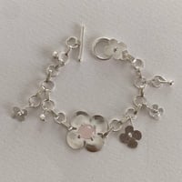Image 1 of pink petals bracelet