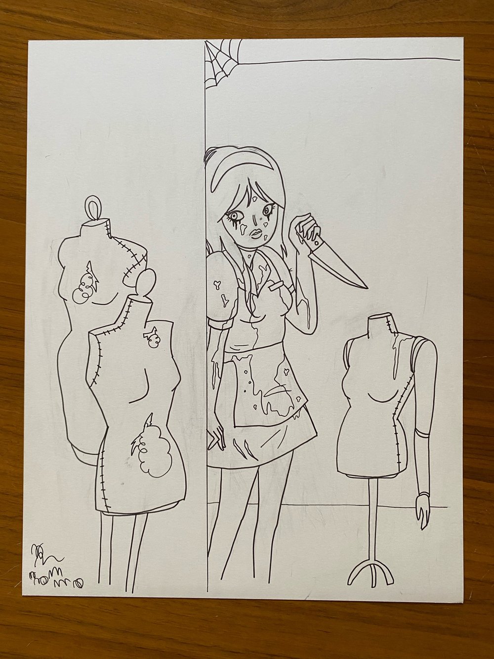 FINAL GIRL original art