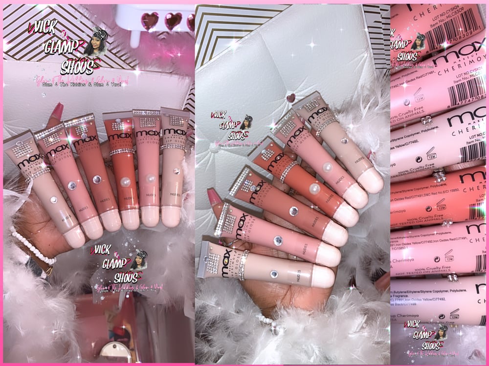 Image of 💖GlampShous Max Cherimoya  Nude Collection Lip-Gloss