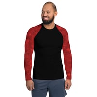Image 1 of Enigma Crimson Men's Rash Guard   