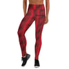 BOSSFITTED Red Snake Yoga Leggings