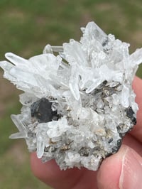 Image 12 of Huebnerite & Fine Quartz Points Specimen #2617