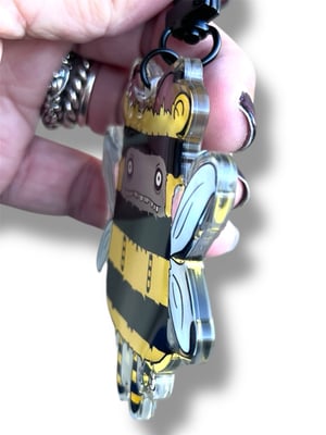 Yellow Gloombeez Keychain