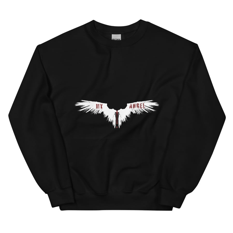 Image of My angel white wings officially licensed under your scars Unisex Sweatshirt