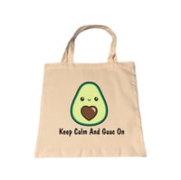 Keep Calm And Guac On Tote Bag 