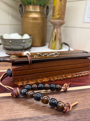 Image of Macassar Ebony/Mahogany with Snakewood inlay