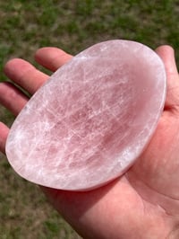 Image 1 of Rose Quartz Ring Dish - Bowl #2845