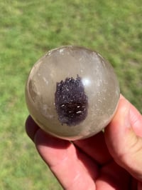 Image 16 of Smoky Quartz, Lepidolite & Tourmaline Sphere  #2916