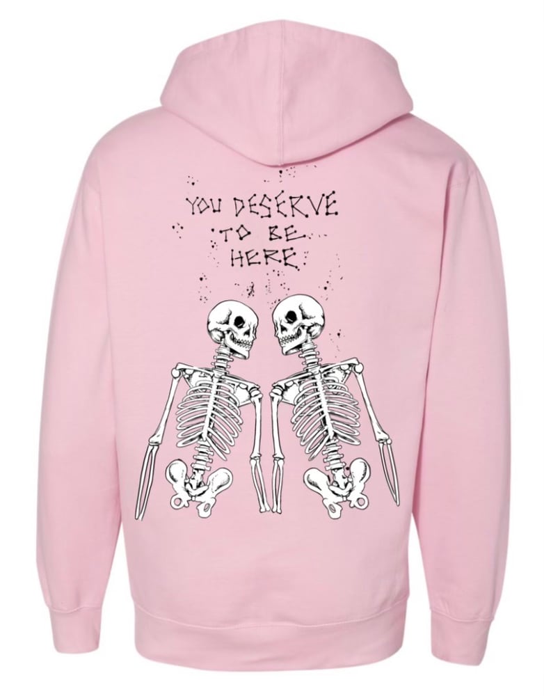 Image of LTD Till Death Do Us Part Pink Hoodie
