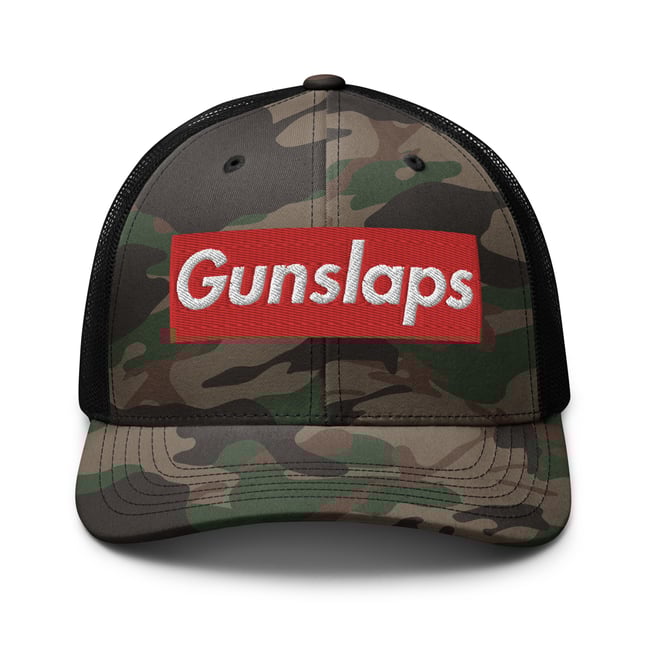 Camouflage Gunslaps Hat