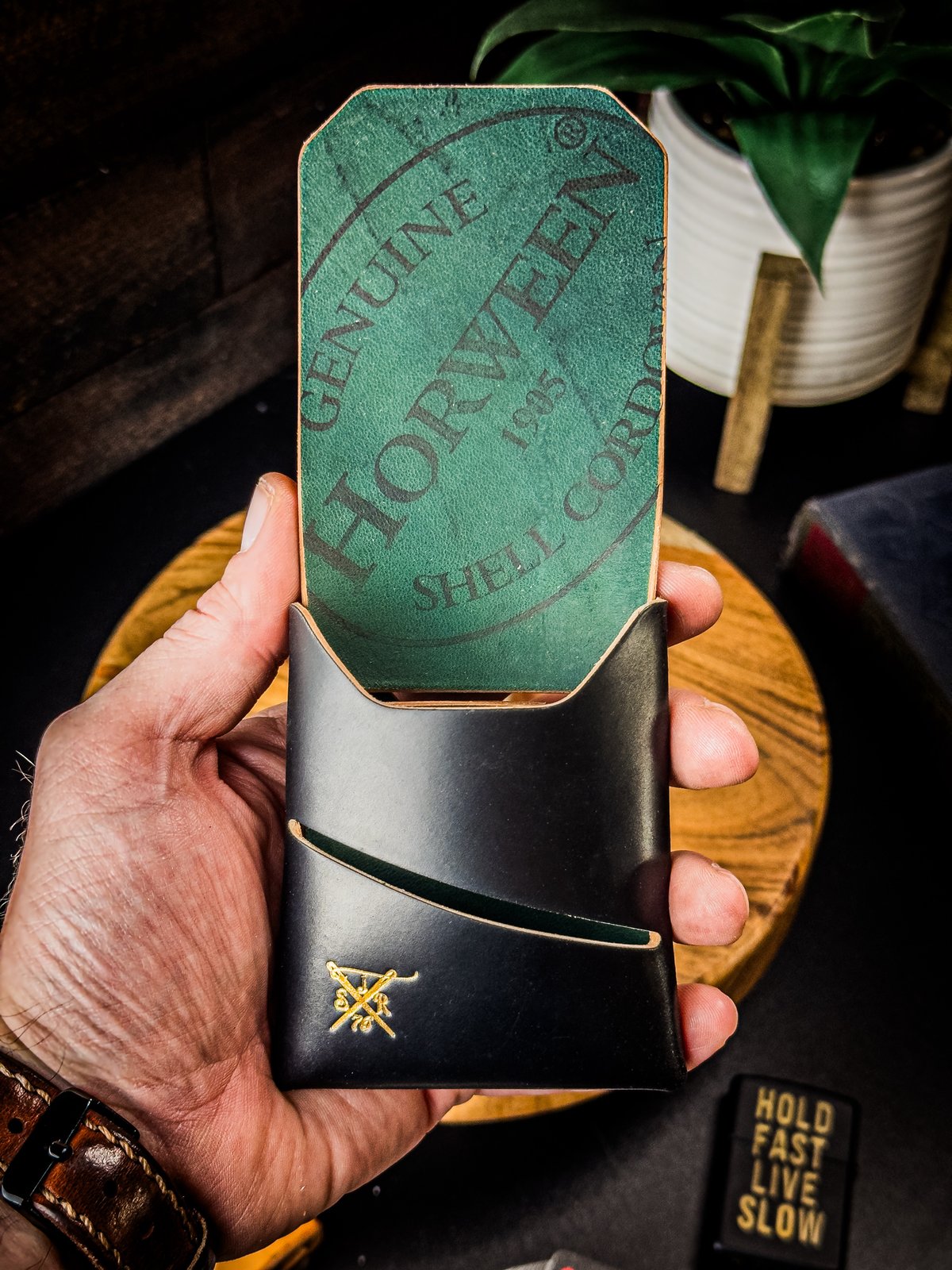 The Murphy - Black Horween Shell Cordovan | Patriot Leather Goods