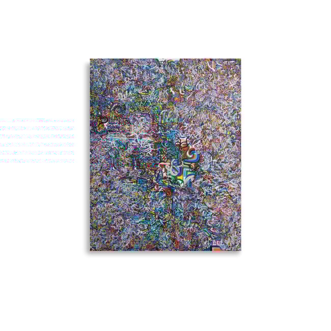 Abstract Blizzard | Poster