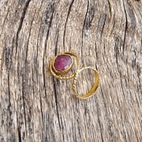 Image 1 of Ruby Swirl ring, US 6