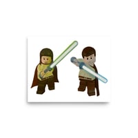 Lego Obi-Wan & Qui-Gon Jinn Print