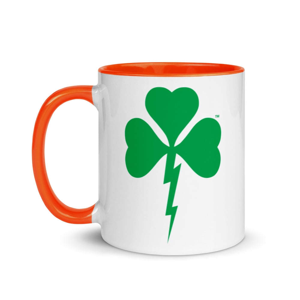 Image of Irish Shamrock Lightning Bolt Mug