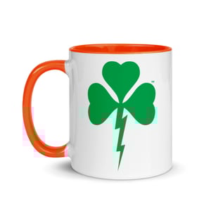 Image of Irish Shamrock Lightning Bolt Mug