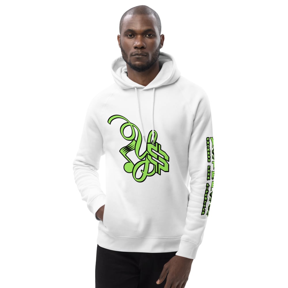 Image of YSDB Exclusive Neon Green and Black Unisex pullover hoodie 