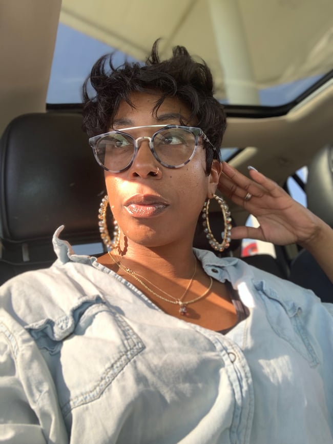 The Cut Life Human Short Curly Bob Pixie Wig