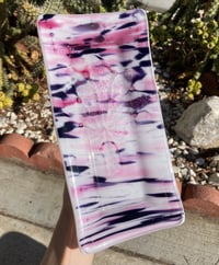 Image 4 of Magenta Dichroic Palm Frond Set