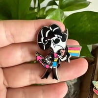 Image 8 of DEFECTIVE Helluva Boss Pride Doodles Pins 