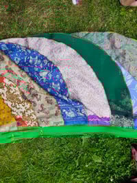 Image 16 of Wrap petal skirt 8-18 uk green waistband