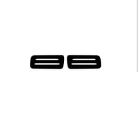 Image 2 of 82 -92 Chevrolet Camaro Black turn signal overlay decal stickers 