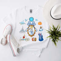 Image 2 of Cinderella Mirror Coquette Bow Tee