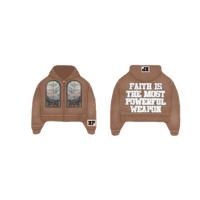 Hidden Potential faith is the most powerful weapon zip up hoodie
