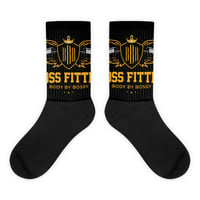 BOSSFITTED Black and Yellow Socks