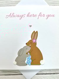 Image 4 of Always Here For You Thinking of You Card - Supportive Card for Sympathy or Encouragement