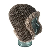 Image 1 of Feathered Brown Trapper Hat