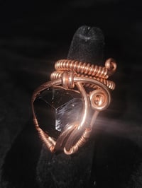 Adjustable Red Garnet Ring #3 Nigeria 