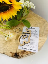 Image 1 of Elephant Friendship Keyring
