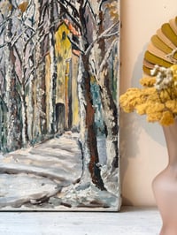 Image 4 of Paysage d’hiver - huile sur toile