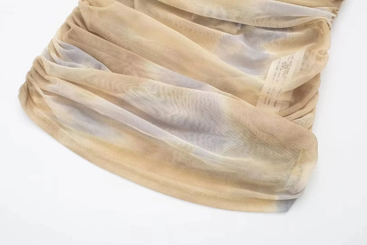 Image of ‘Nude’ Tulle Top and Skirt