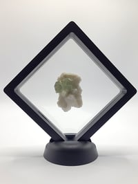 Image 9 of Octahedral YGX Fluorite & Candle Quartz with 4" Display - 5 Styles 