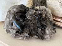 Image 1 of Large Smoky Quartz Points Cluster #2319