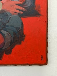 Image 2 of To Silence The Mind - 18x24" Acrylic on wood panel