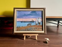 Image 1 of “The Supply Ship is In”, Acrylic on Canvas Board