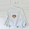 POW Bleached Denim Jacket - Small (UK 8-10)