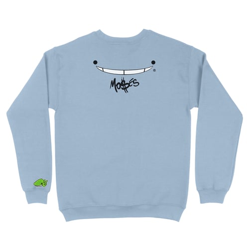 Image of “HANG ON” - Crewneck Sweatshirt [Powder Blue]