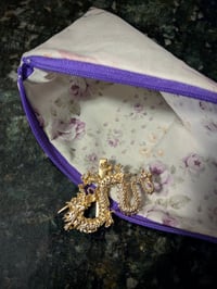 Image 4 of Chinese Hanfu Zippered Clutch Purse 