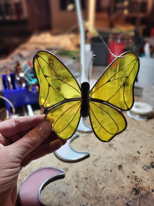 Image of Classic Butterfly-stained glass