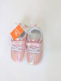 Image 1 of Carter's Every Step® First Walker Toddler Light Irredecent Pink Casual Sneakers