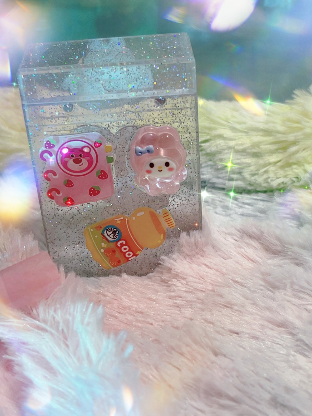 My Melody magnetic sparkle case