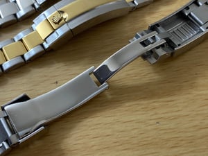 Image of 20mm Rolex Daytona Solid S/Steel, Rose, Gold, 2/Tone Steel Straps