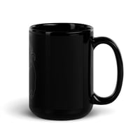 Image 1 of Cat Mom Black Glossy Mug